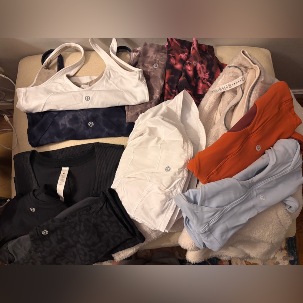 Lululemon Activewear Bundle 0-6 sizes resale bundle